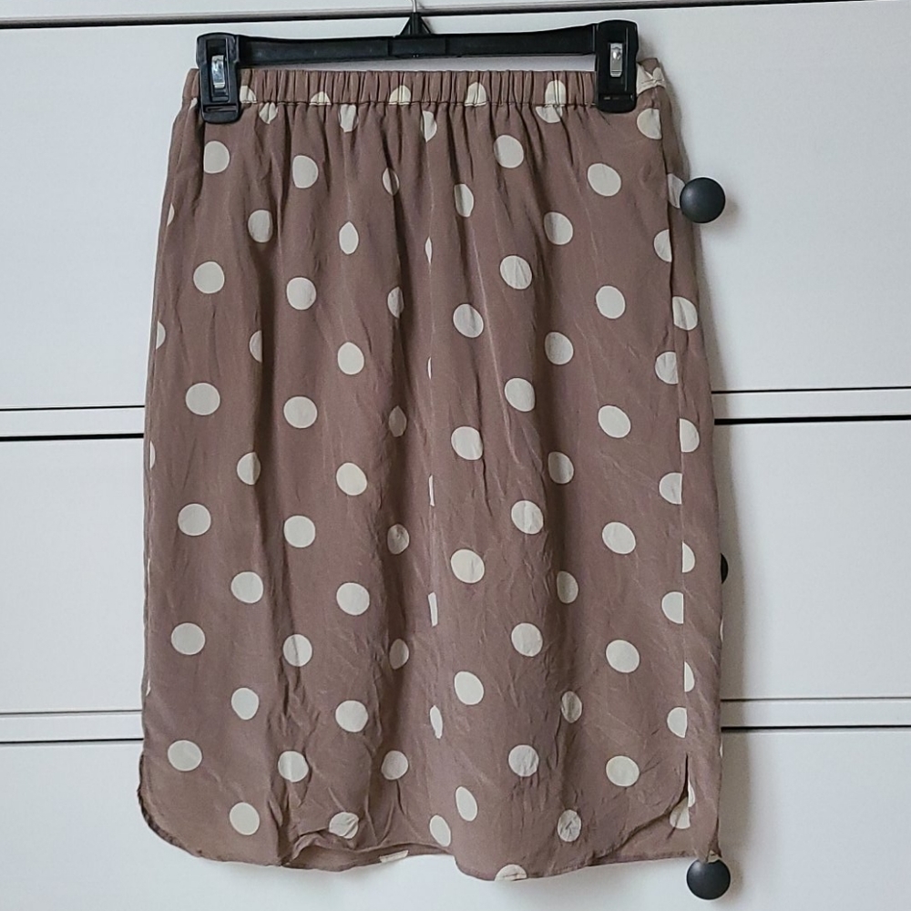 Broadway & boome madewell polka dot skirt medium